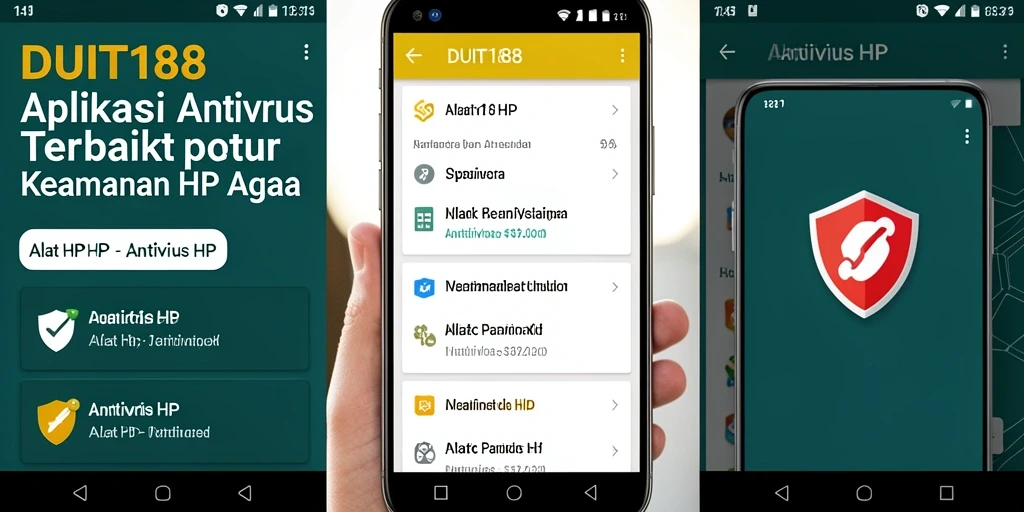 Tampilan antarmuka aplikasi DUIT188 yang intuitif dan mudah digunakan.