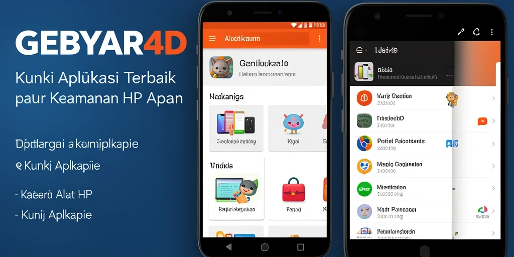 Antarmuka utama GEBYAR4D dengan fitur kunci aplikasi yang intuitif.