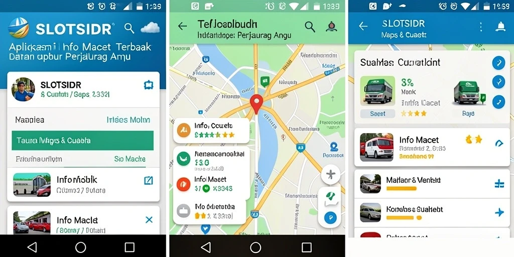 Tampilan antarmuka SLOTSIDR yang intuitif dan informatif.