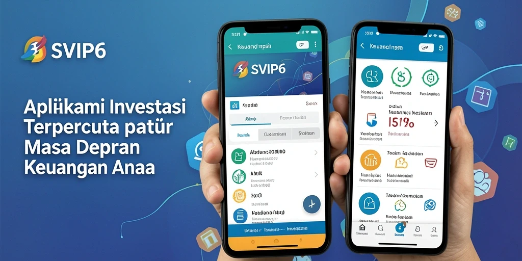 Antarmuka pengguna aplikasi SVIP6 untuk investasi yang nyaman.