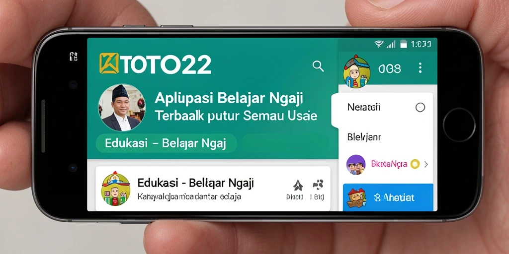 Tampilan interaktif TOTO22 yang memudahkan belajar ngaji.